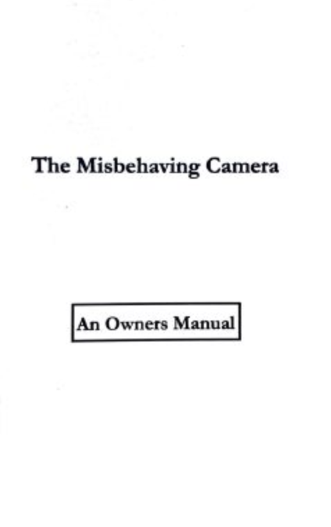 The Misbehaving Camera, Miriam O'Connor